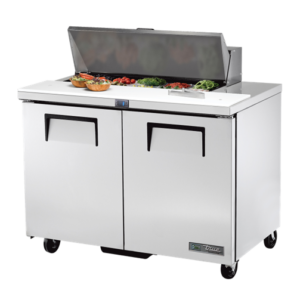 MASĂ FRIGORIFICĂ PREPARARE 2 UȘI, 340L, 10 GN 1/6