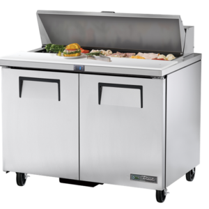 MASĂ FRIGORIFICĂ PREPARARE 2 UȘI, 340L, 12 GN 1/6