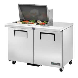 MASĂ FRIGORIFICĂ PREPARARE 2 UȘI, 340L, 12 GN 1/6