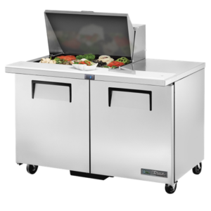 MASĂ FRIGORIFICĂ PREPARARE 2 UȘI, 340L, 18 GN 1/6