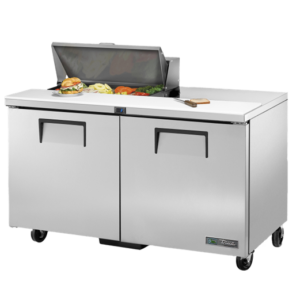 MASĂ FRIGORIFICĂ PREPARARE 2 UȘI, 439L, 8 GN 1/6