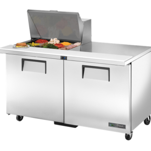 MASĂ FRIGORIFICĂ PREPARARE 2 UȘI, 439L, 12 GN 1/6