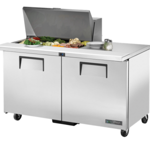 MASĂ FRIGORIFICĂ PREPARARE 2 UȘI, 439L, 15 GN 1/6