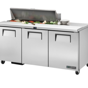 MASĂ FRIGORIFICĂ PREPARARE 3 UȘI, 538L, 12 GN 1/6