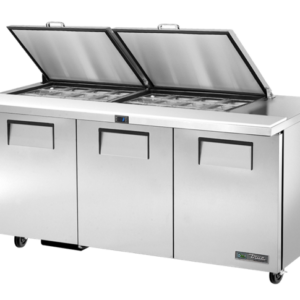 MASĂ FRIGORIFICĂ PREPARARE 3 UȘI, 538L, 24 GN 1/6