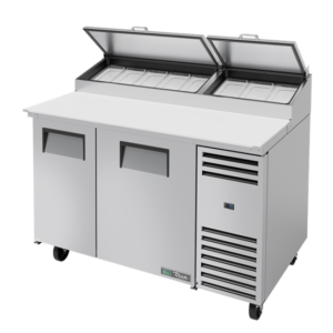 MASĂ FRIGORIFICĂ PREPARARE PIZZA 2 UȘI, 451L, 8 GN 1/3