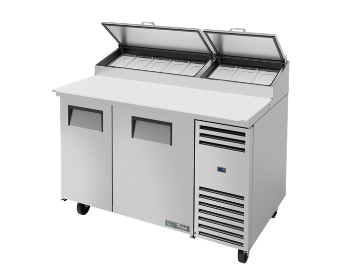MASĂ FRIGORIFICĂ PREPARARE PIZZA 2 UȘI, 451L, 8 GN 1/3