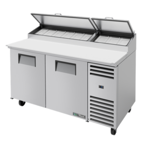 MASĂ FRIGORIFICĂ PREPARARE PIZZA 2 UȘI, 583L, 9 GN 1/3