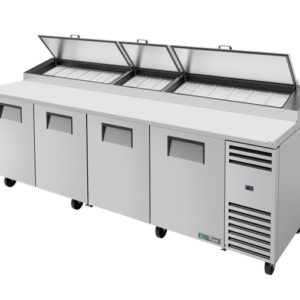 MASĂ FRIGORIFICĂ PREPARARE PIZZA 4 UȘI, 1244L, 15 GN 1/3