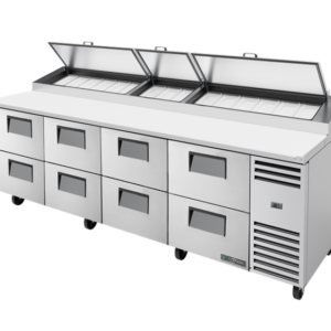 MASĂ FRIGORIFICĂ PREPARARE PIZZA 8 SERTARE, 1244L, 15 GN 1/3